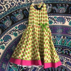 Rare Editions Girls Summer Halter Dress Size 6X
